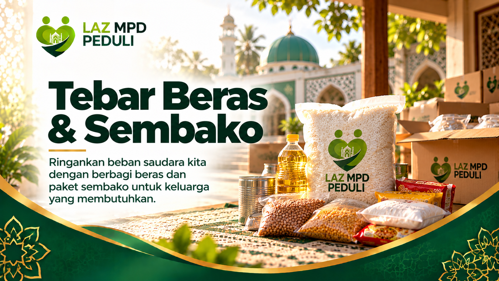 Program Tebar Beras dan Sembako